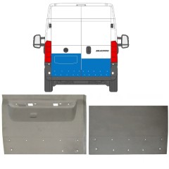 Pannello di riparazione porta posteriore per Citroen Jumper 2006-2025 / Sinistra+Destra / Set 14268
