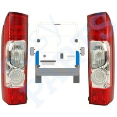 Fanale posteriore per Citroen Jumper 2006-2014 / Sinistra+Destra / Set 13233