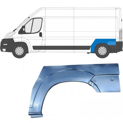 FIAT DUCATO 2006- PASSARUOTA POSTERIORE PANEL / SINISTRA