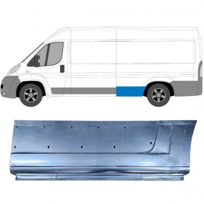 Pannello di riparazione parafango posteriore per Fiat Ducato 2006- / Sinistra 6528