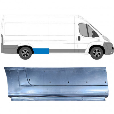 Pannello di riparazione parafango posteriore per Fiat Ducato 2006- / Destra 6527