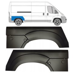 Pannello di riparazione parafango posteriore per Fiat Ducato 2006-2025 / Sinistra+Destra / Set 11727