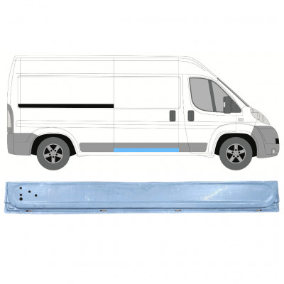 Pannello di riparazione porta scorrevole interno per Fiat Ducato 2006- / Destra 10963