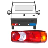 Fanale posteriore per Citroen Jumper 2014-2018 / Destra 15344