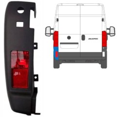 Angolo paraurti posteriore con lampada per Peugeot Boxer 2018- / Sinistra / Set 13243