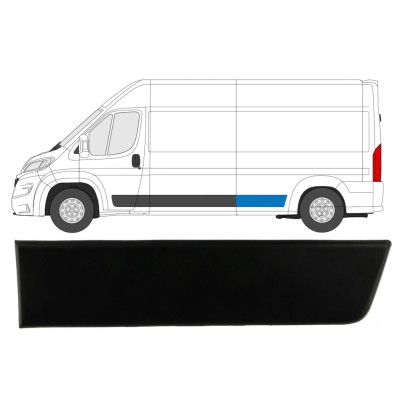 Modanatura laterale parafango posteriore per Fiat Ducato 2018- / Sinistra 14681