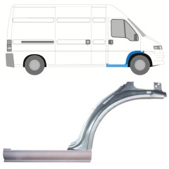 Pannello di riparazione sottoporta e parafango anteriore per Fiat Ducato 1994-2006 / Destra / Set 9901