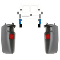 Angolo paraurti posteriore per Fiat Ducato 1994-2002 / Sinistra+Destra / Set 10423