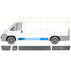 Set di modanature laterali per Peugeot Boxer 2006-2018 / Sinistra / 13868