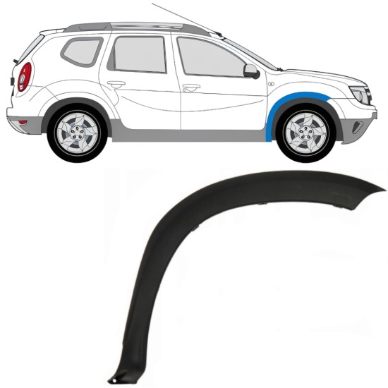 Modanatura parafango anteriore per Dacia Duster 2010-2017 / Destra 16017