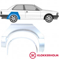 Pannello di riparazione interno ed esterno parafango posteriore per BMW 3 E30 1982-1987 / Destra / Set 10848