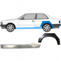 Pannello di riparazione sottoporta e parafango posteriore per BMW 3 E30 1982-1987 / Sinistra 11235