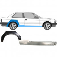 Pannello di riparazione sottoporta e parafango posteriore per BMW 3 E30 1982-1987 / Destra / Set 11234