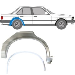 Pannello di riparazione interno ed esterno parafango posteriore per BMW 3 E30 1982-1987 / Destra / Set 10857
