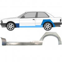 Pannello di riparazione sottoporta + parafango anteriore + posteriore per BMW 3 E30 1987-1994 / Sinistra 11512