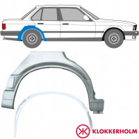 Pannello di riparazione interno ed esterno parafango posteriore per BMW 3 E30 1987-1994 / Destra / Set 10860