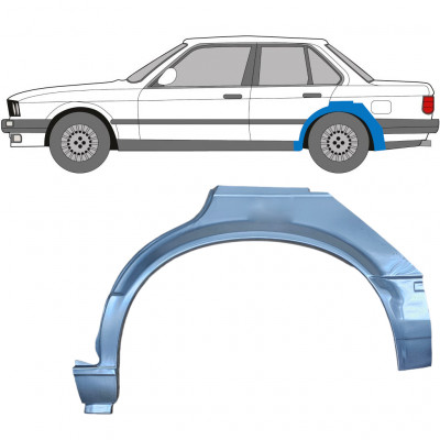 Pannello di riparazione parafango posteriore per BMW 3 E30 1982-1987 / Sinistra 6389