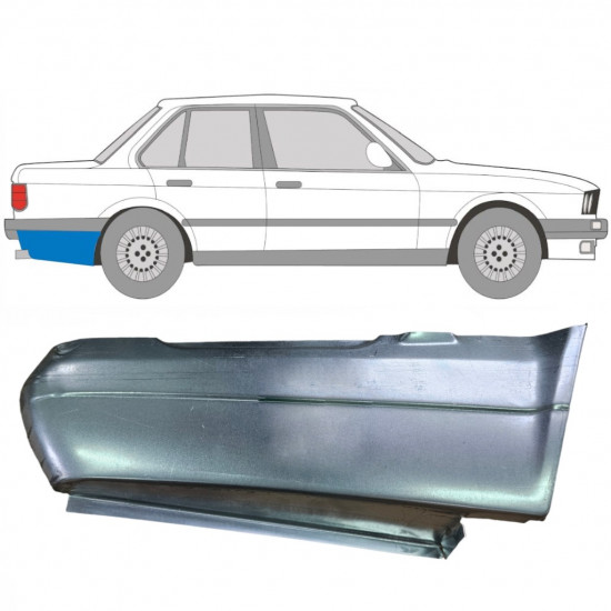 BMW 3 E30 1982-1987 2/4 PORTA PANNELLO DI RIPARAZIONE DELL\'ALA POSTERIORE / DESTRA