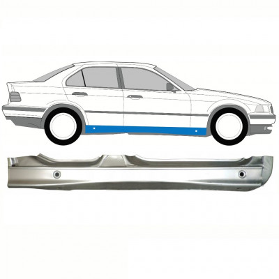 BMW 3 E36 1990-2000 COMPLETO PANNELLO DI RIPARAZIONE DELLA SOGLIA 1MM ACCIAIO / DESTRA