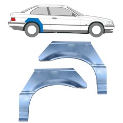 Pannello di riparazione parafango posteriore per BMW 3 E36 1990-2000 / Sinistra+Destra / COUPE / Set 6392