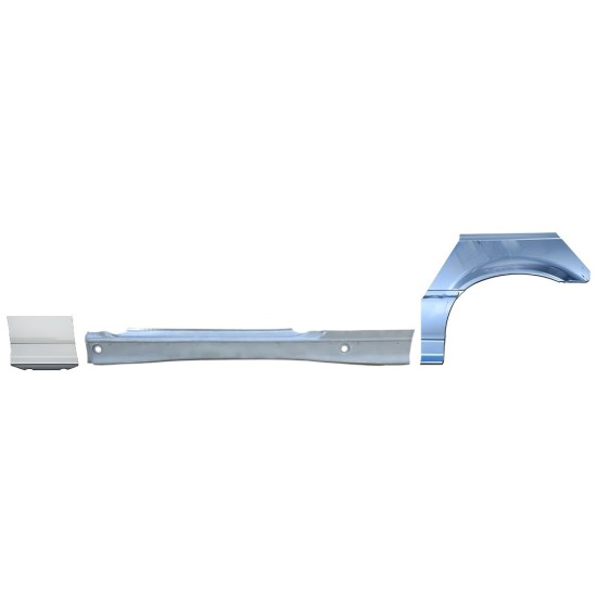 Lamiera di riparazione sottoporta completo e parafango anteriore per BMW 3 E36 1990-2000 / Sinistra / COUPE / Set 17026