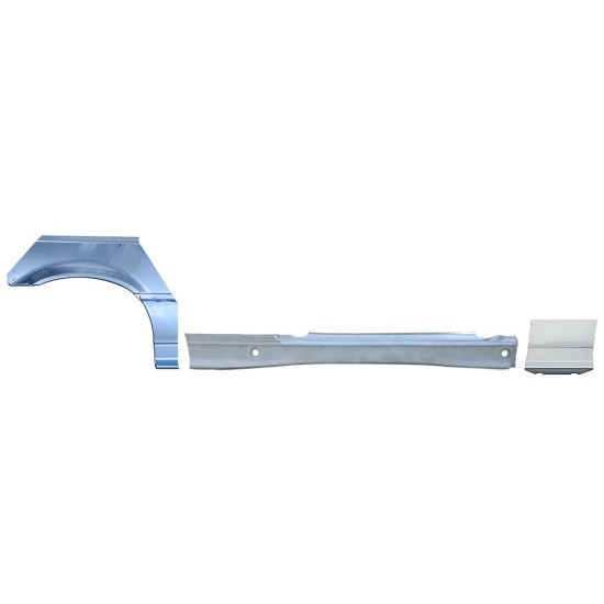 Lamiera di riparazione sottoporta completo e parafango anteriore per BMW 3 E36 1990-2000 / Destra / COUPE / Set 17025