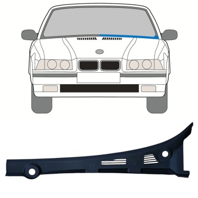 Pannello di riparazione telaio parabrezza per BMW 3 E36 1990-2000 / Sinistra / COMBI / SEDAN / COMPACT 16899