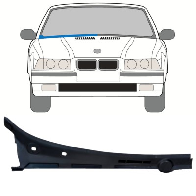 Pannello di riparazione telaio parabrezza per BMW 3 E36 1990-2000 / Destra / COMBI / SEDAN / COMPACT 16898