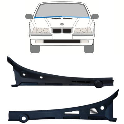 Pannello di riparazione telaio parabrezza per BMW 3 E36 1990-2000 / Sinistra+Destra / COMBI / SEDAN / COMPACT / Set 16900