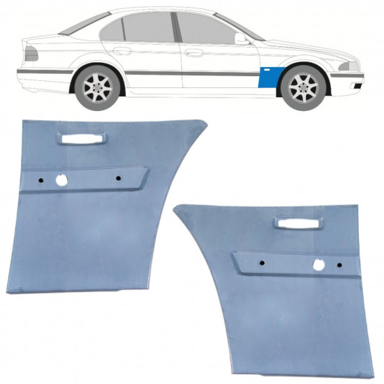 Pannello di riparazione parafango anteriore per BMW 5 E39 1996-2004 / Sinistra+Destra / Set 9829