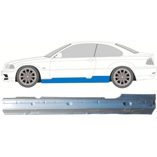 Sottoporta Lamiera Completo per BMW 3 E46 1998-2006 / Sinistra / COUPE 16813