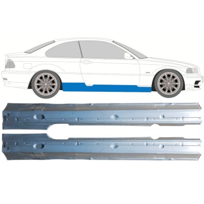 Sottoporta Lamiera Completo per BMW 3 E46 1998-2006 / Sinistra+Destra / COUPE / Set 16814