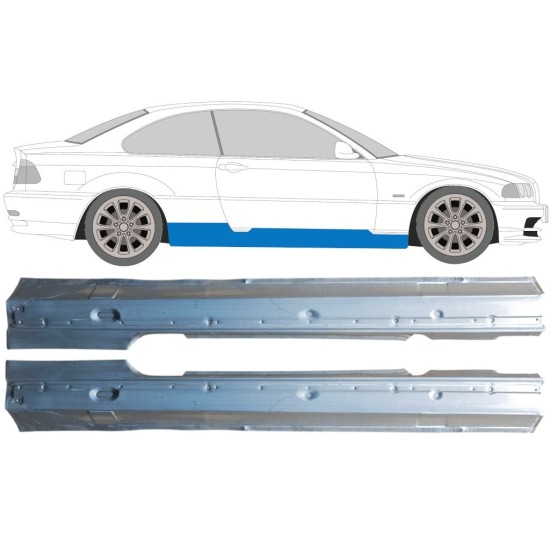 Sottoporta Lamiera Completo per BMW 3 E46 1998-2006 / Sinistra+Destra / COUPE / Set 16814