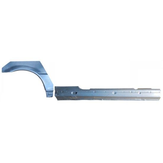 Lamiera di riparazione completo sottoporta e parafango posteriore per BMW 3 E46 1998-2006 / Destra / COUPE / Set 17059