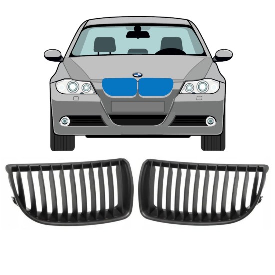 Griglia per BMW 3 E90 2004-2008 / Sinistra+Destra 16309