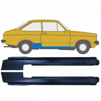 Pannello di riparazione sottoporta lamiera per Ford Escort 1974-1980 / Sinistra+Destra / Set 10729