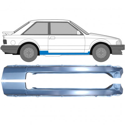 Sottoporta Lamiera Completo per Ford Escort 1980-1986 / Sinistra+Destra / Set 9503