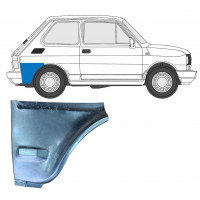 Pannello di riparazione sezione inferiore parafango posteriore per Fiat 126p 1985-1994 / Destra 7581