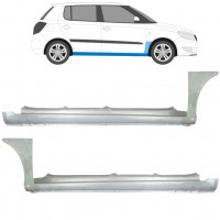 Pannello di riparazione sottoporta e parafango anteriore per Skoda Fabia 2007-2015 11172