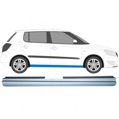 Pannello di riparazione sottoporta lamiera per Skoda Fabia 2007-2015 / Destra 5081