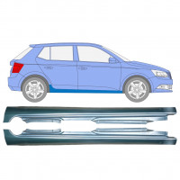 Sottoporta Lamiera Completo per Skoda Fabia 2014- / Sinistra+Destra / Set 9823