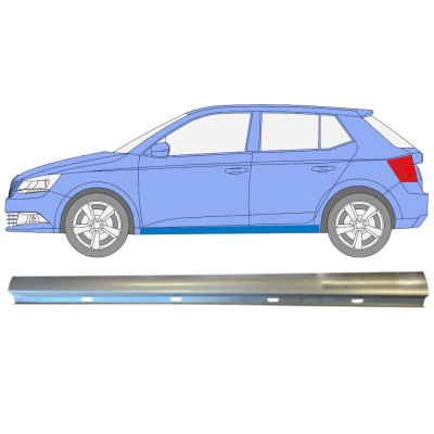 Pannello di riparazione sottoporta inferiore per Skoda Fabia 2014- / Sinistra 14816