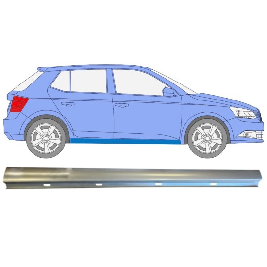 Pannello di riparazione sottoporta inferiore