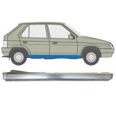 Sottoporta Lamiera Completo per Skoda Favorit 1989-1995 / Destra 14879