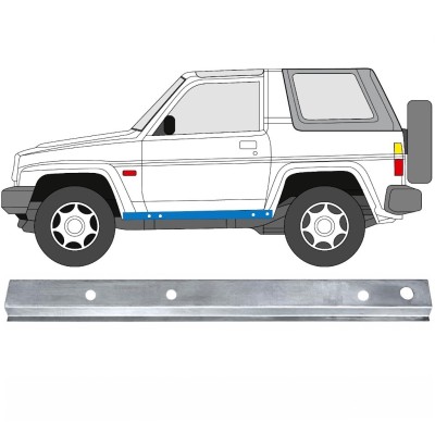 Sottoporta interno per Daihatsu Feroza Rocky Fourtrak 1984-1993 / Sinistra 17011