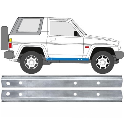 Sottoporta interno per Daihatsu Feroza Rocky Fourtrak 1984-1993 / Sinistra+Destra / Set 17012