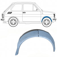 Lamiera di riparazione del parafango anteriore interiore per Fiat 126p 1972-1978 / Destra 10215