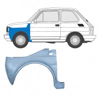 Parafango anteriore per Fiat 126p 1985-1994 / Sinistra 7576