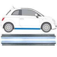 Pannello di riparazione sottoporta inferiore per Fiat 500 2007-2018 / Sinistra+Destra / Set 16070