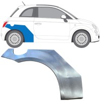 Pannello di riparazione parafango posteriore per Fiat 500 2007-2018 / Destra 16071